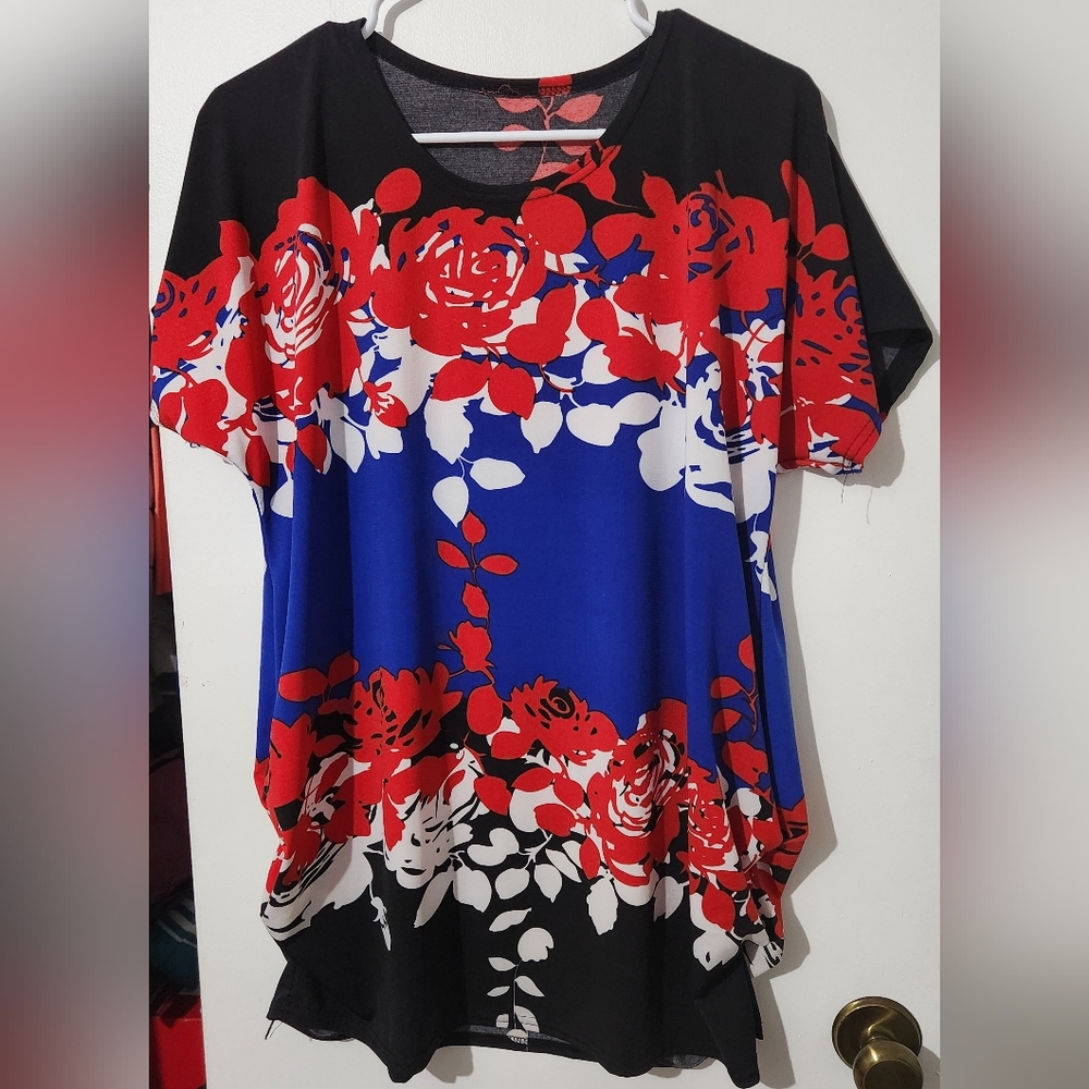 XL Floral top